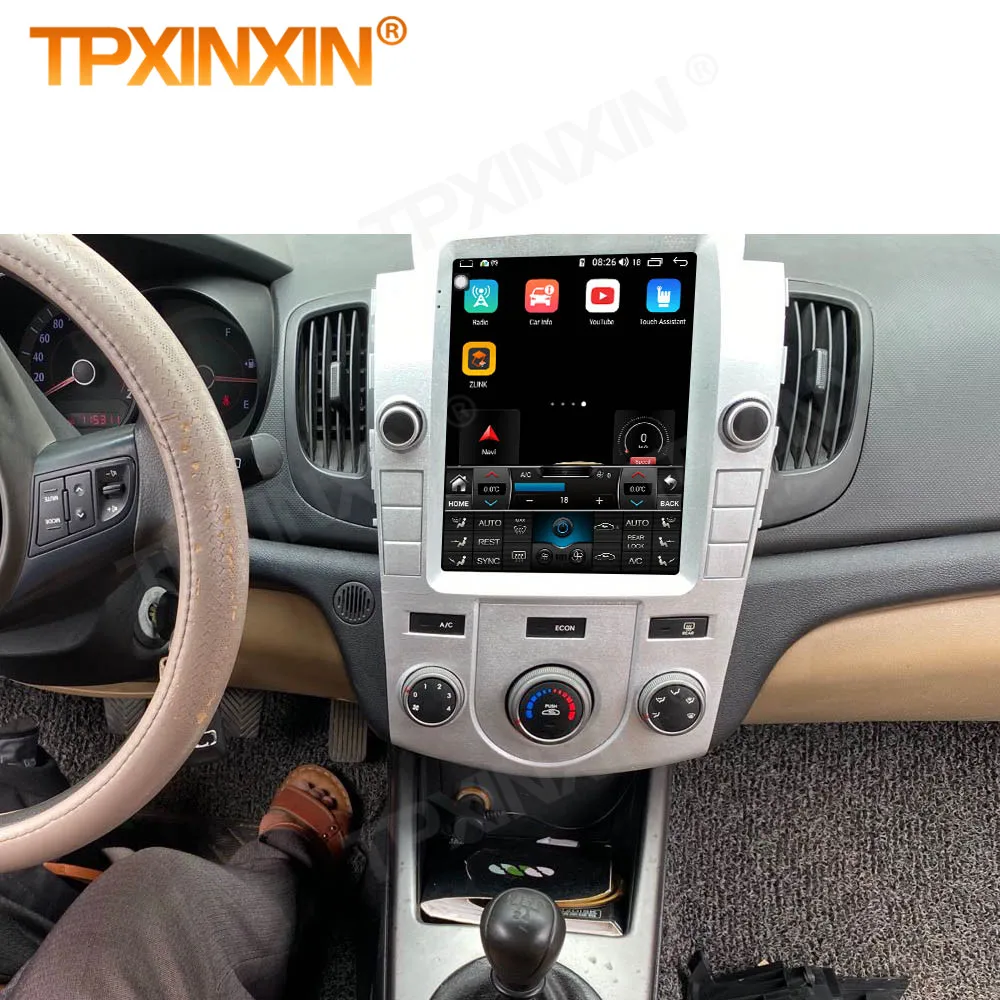 8+256GB Carplay Radio Coche With BT 5.0 Android AUTO For KIA Forte 2009 2010 2011 2012 GPS Navi Automotive Multimedia Head Unit