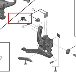 Shimano Road Bike Front Derailleur Cable Fixing Bolt Unit Y5P198020 Y5NF98020 Y5YY98020