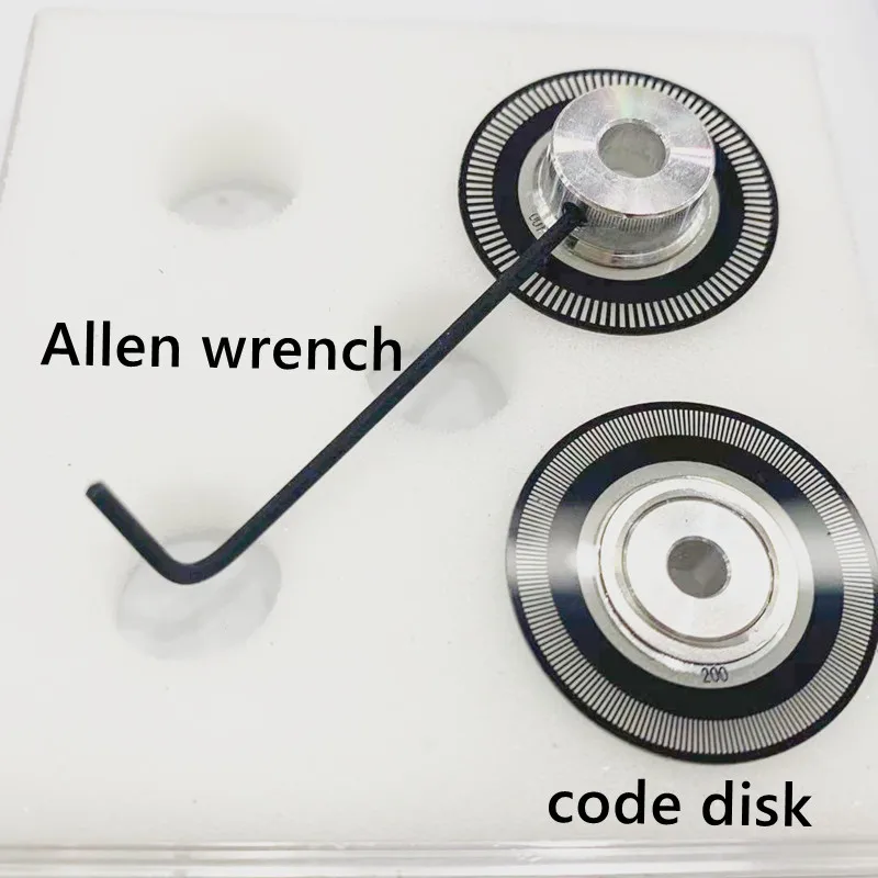 Encoder Disc disk sensor for HEDS-9700#F50 256CPR AB 2CHANNEL Grating Counting outside diameter25.4mm