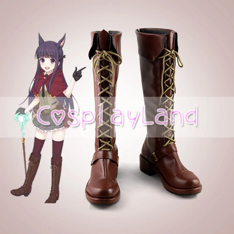 Princess Connect ! Re:Dive Kasumi Cosplay Boots Shoes Women Shoes Customized Halloween Carnival Cosplay Costume Accessories