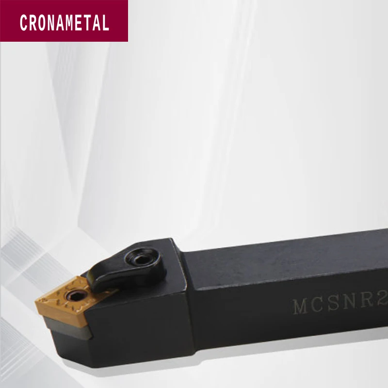 outil de tour a metaux insert carbure 45 ° outil de tournage externe CNC porte-outil de tour MCSNR2020K12-2525M12