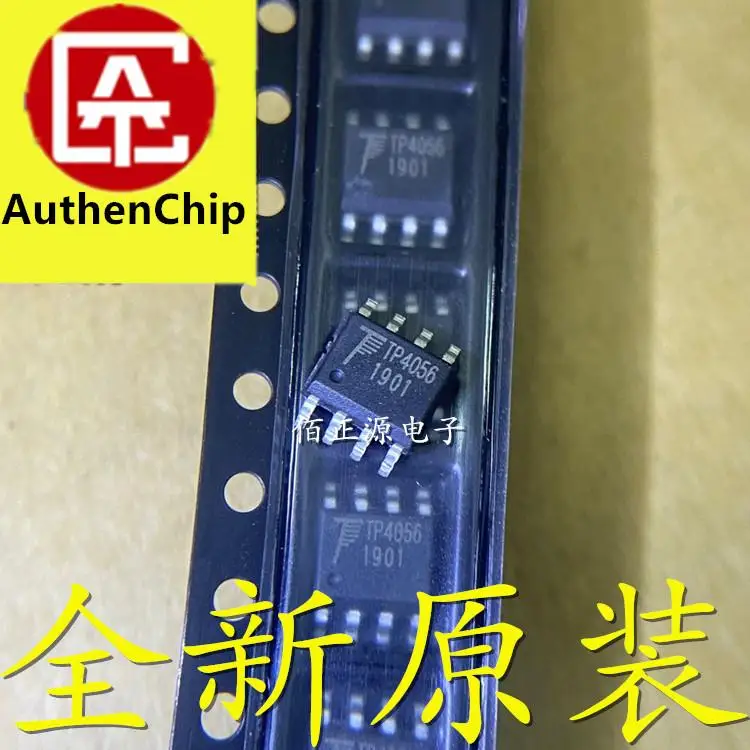 Chip cargador de batería TP4056 SMD SOP-8, original, 100%, 10 Uds.