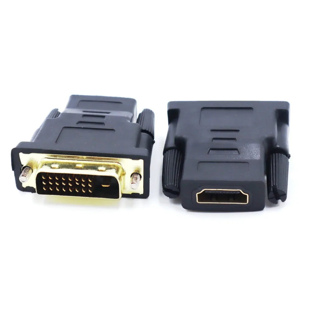 90 Degree  Angle DVI Male To HDMI-Compatible Female Adapter, Used For Computer, HDTV. TV Industrial Machine And Graphics Card