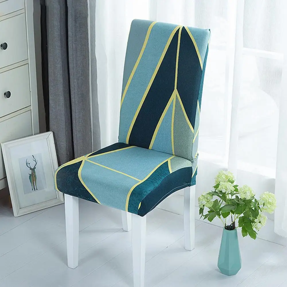 Washable  Fashion Stylish Design Seat Slipcover Breathable Chair Protectors Cover Versatile   for Dinner Room