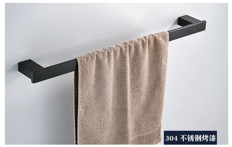 Badkamer Accessoires Enkele Handdoek Rekken Wall Mounted 304 Rvs