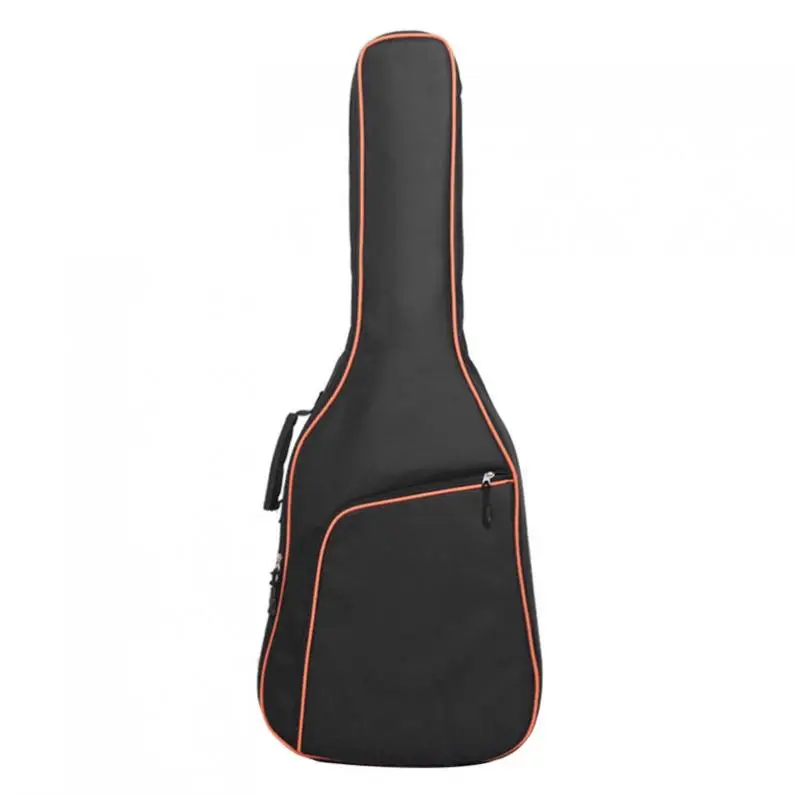 38 / 39 Inch Double Straps Acoustic Guitar Case Oxford Fabric Colorful Edge Gig Bag Padded 6mm Cotton Soft Waterproof Backpack