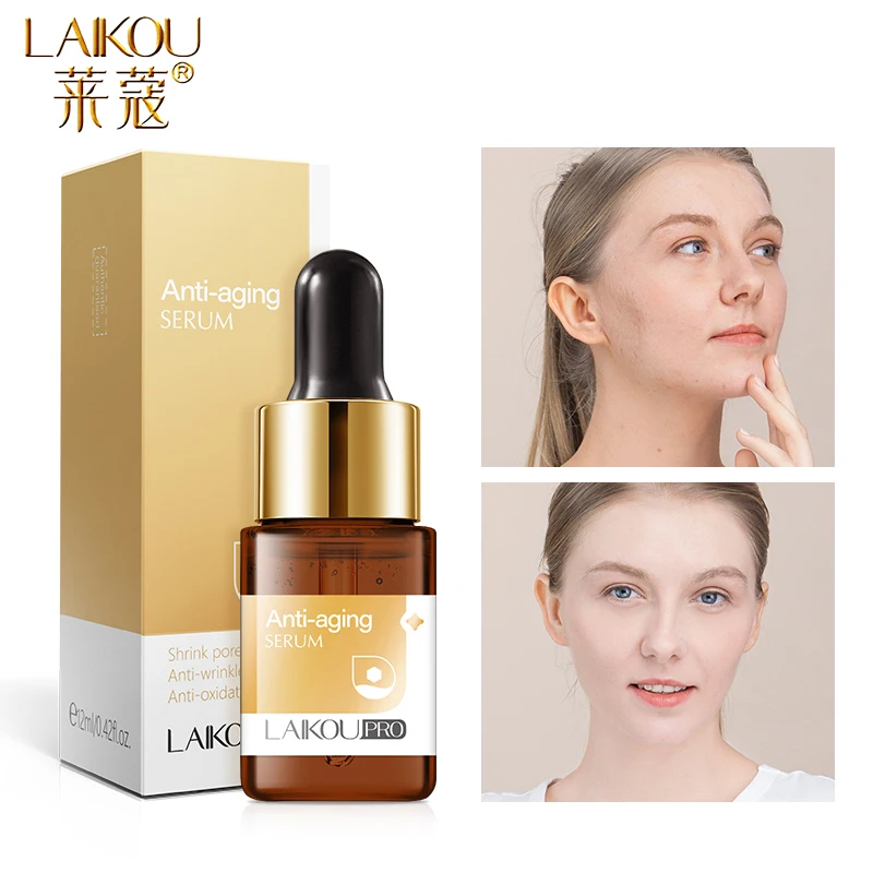 

LAIKOU PRO Anti-aging Wrinkle Face Serum Brightening Essence Moisturizing Oil Control Antioxidant Lifting Face Serum Skin Care