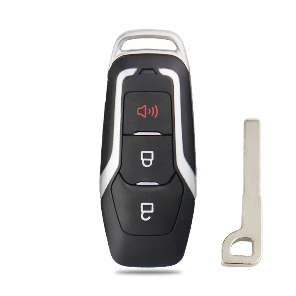 YIQIXIN Smart Car Key Case Fob Shell For Ford Fusion F-150 Explorer Edge Mustang Mondeo Kuka 2013-2017 3/4/5 Button Remote Cover