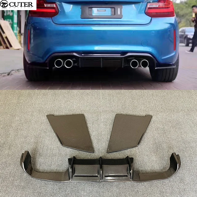 

F87 M2 Carbon Fiber Frp Rear Bumper Diffuser Lip for Bmw F87 M2 Mtc Style Car Body Kit 2016