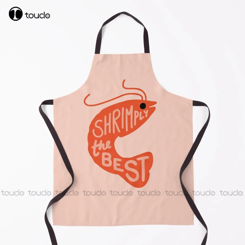 Shrimply The Best Apron Gardening Apron For Women Men Unisex Adult Garden Kitchen Household Cleaning Apron