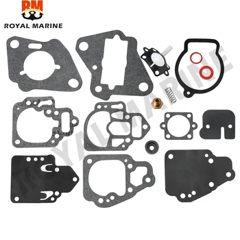 Carburetor Gasket and Diaphragm Kit for Mercury Many 6 8 9.9 10 15,20 & 25 HP Replace 1395-9761-1 139597611
