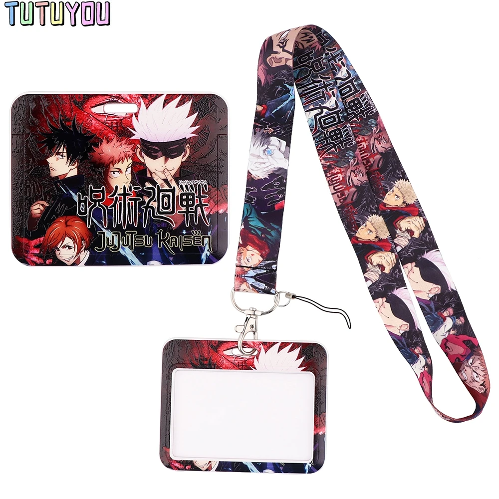 PC3117 Anime Boy Lanyard For Key Neck Strap Lanyard ID Badge Holder Key Chain Key Holder Hang Rope Key Rings Kids Fans Gifts