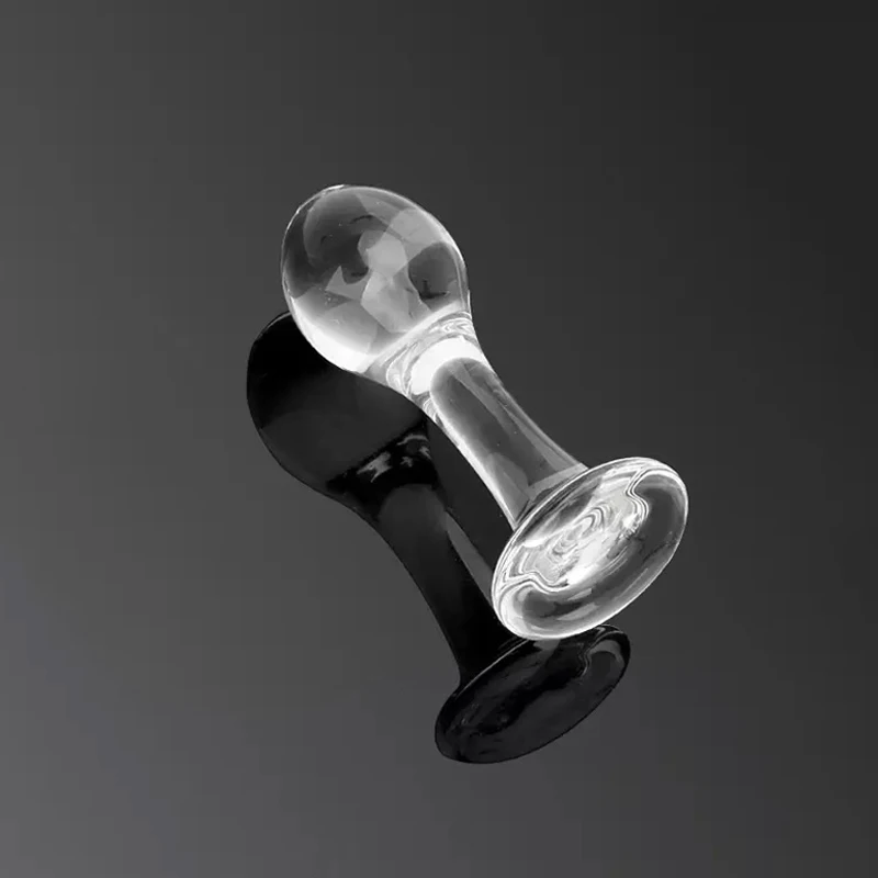 Crystal Glass Small Anal Dildo Small Butt Plug Anal Beads for Sex Toys Women Couples Adult Products Anal Stimulator