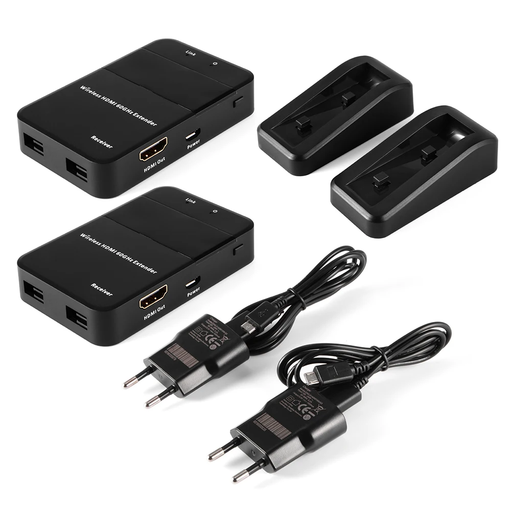 Imagem -06 - Kit Transmissor e Receptor Hdmi sem Fio 4k 60gh 1080 Pés Extensor de Vídeo