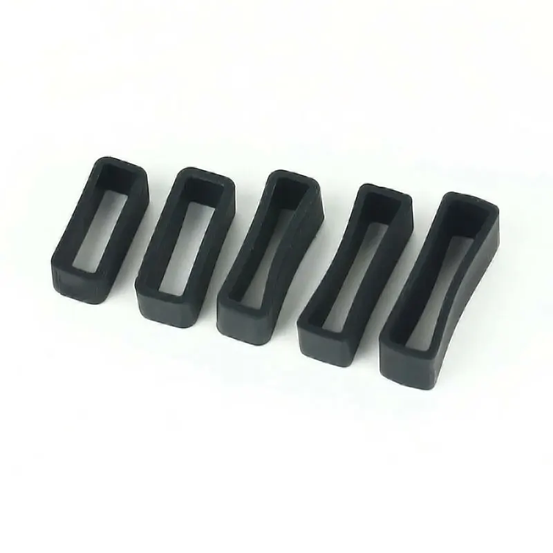 

Silicone Movable Strap Accessories 12-30mm Watch Resin Movable Ring Rubber Strap Strap Black Movable Ring