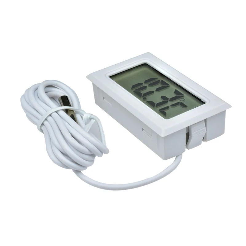 Embedded Digital Electronic Refrigerator Thermometer, Plastic Material, Temperature Measurement Range -50~110 Degrees Celsius