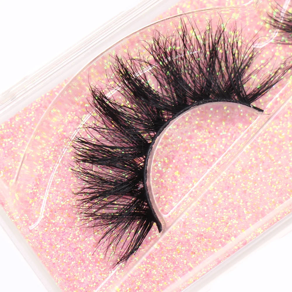 LEHUAMAO Makeup Eyelashes 5D Mink Lashes Fluffy Soft Wispy Volume Natural long Cross False Eyelashes Eye Lashes Reusable Eyelash