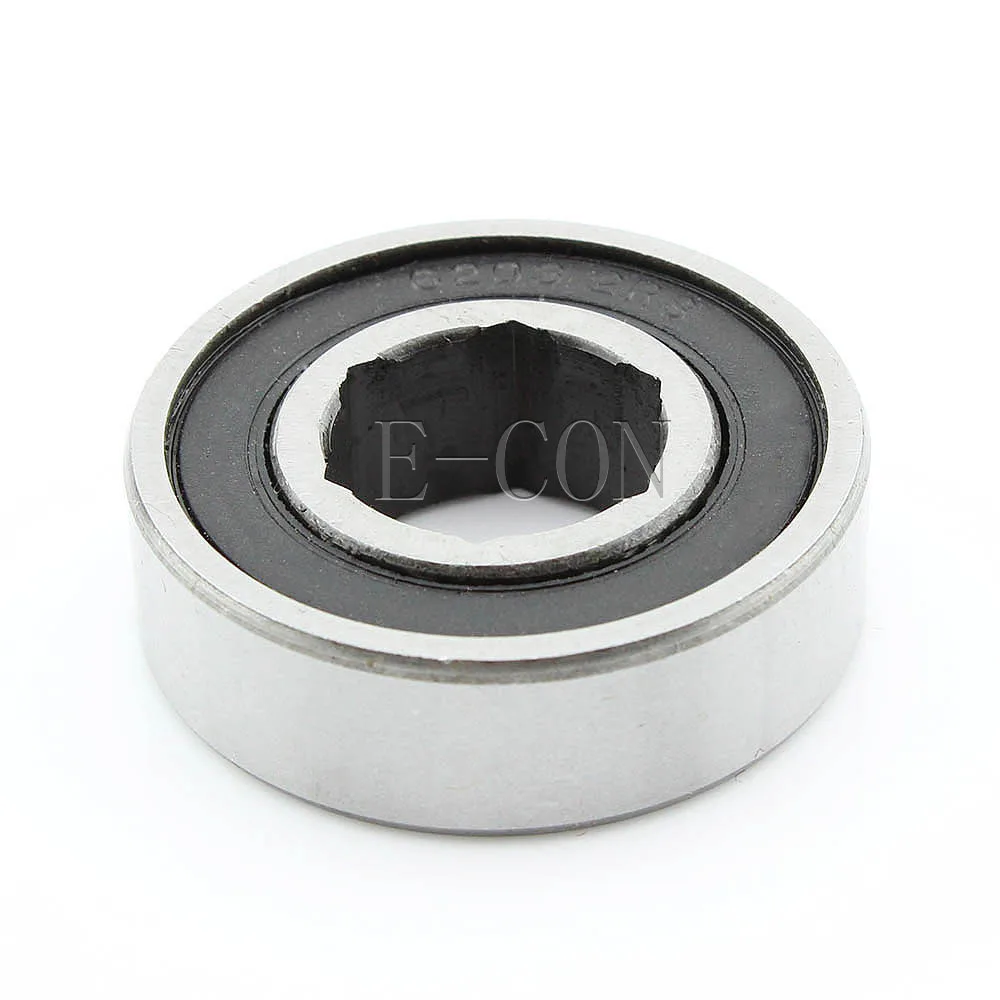 1/2/5/10PCS 6203-2RS Hex bore 17.6mm bearing (17.6mm*40mm*12mm) for Six angle shaft