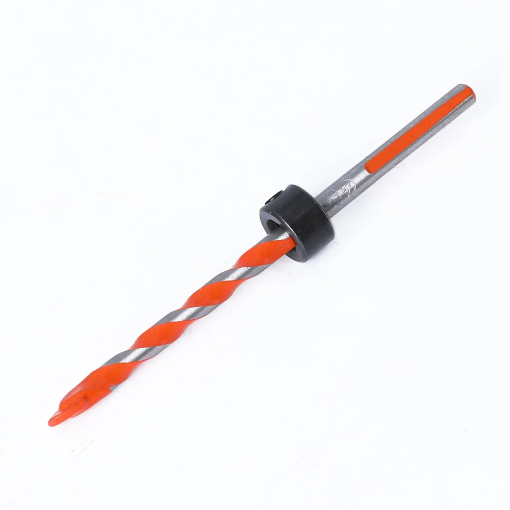 1 Set Wall hole hanging combination triangle drill bit limit ring 6mm  Hole Opener Combination Set carbide Deep hole drill