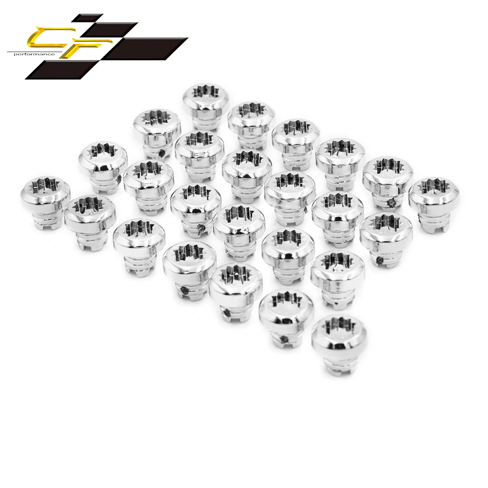 125pcs Car Wheel Rivets For Rims Cap Nuts Lip Decoration Tire Nail Studs Screw Auto Styling Replacement  Accessories