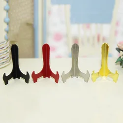 3Pcs 1/12 Doll House Miniature Alloy Tray Rack Simulation Plate Storage Rack Model Toy for Mini Decoration Dollhouse Accessories