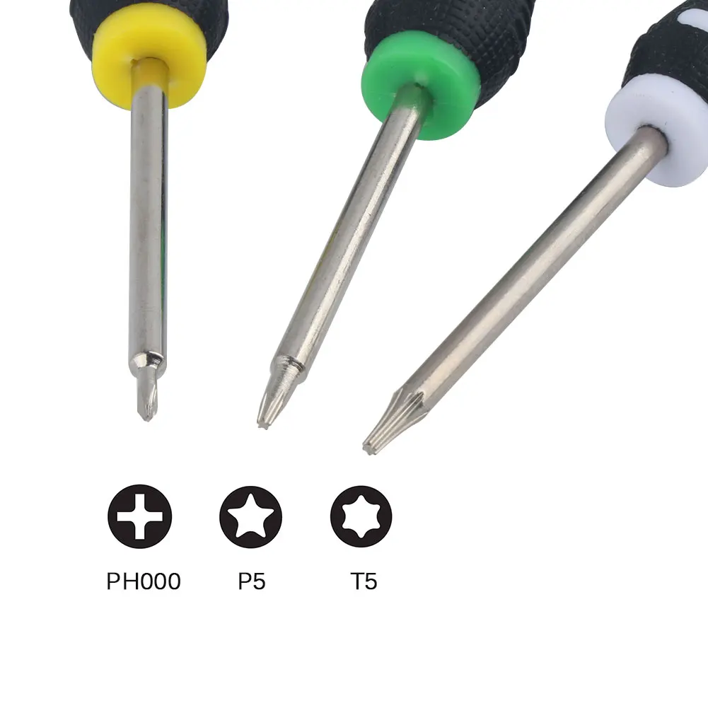 Imagem -03 - Ph000 Phillips t5 Torx p5 Pentalobe Chave de Fenda Conjunto Ultra Fino Aço Náilon Spudger para Macbook ar Pro Retina Repair Tool Kit