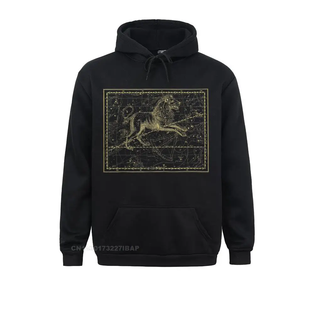 Leo Constellation Astronomy Astrology Zodiac Lion CasualSummer Long Sleeve Hoodies Summer Faddish Hoods Youth Sweatshirts