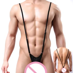 Men's Strap Underwear Male Sexy Thong Men Leotard Thongs Man Body Costume Bodysuit Stage Perform Bandage Lingerie