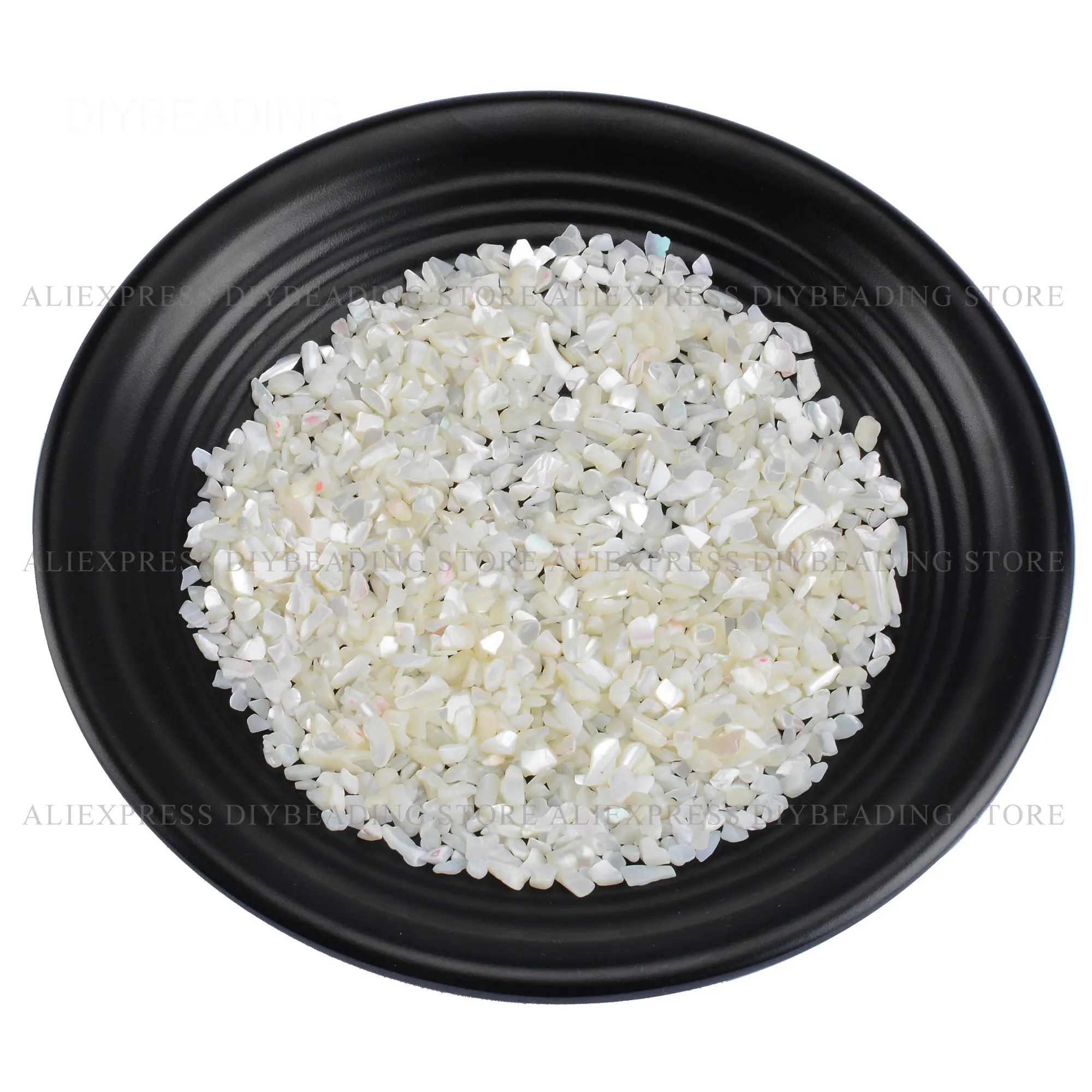 10-500g Natural White MOP Shell Small Undrilled Chips Flakes for Jewelry Making/Nail Art/Inlay Embellishment Chips Wholesale