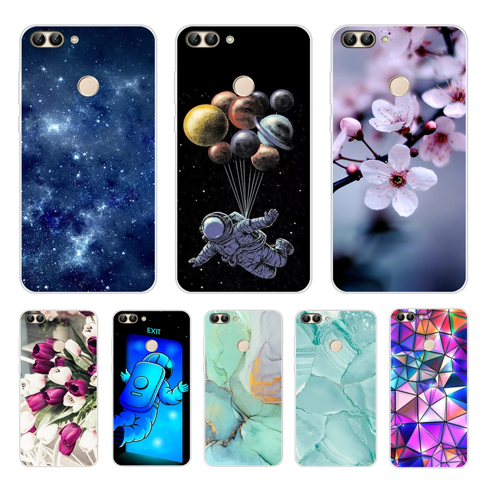 For Huawei P Smart Case TPU Soft Silicone Back Cover Phone Case For Huawei P Smart Cover Bumper Fundas FIG-LX1 PSmart 2018 Case