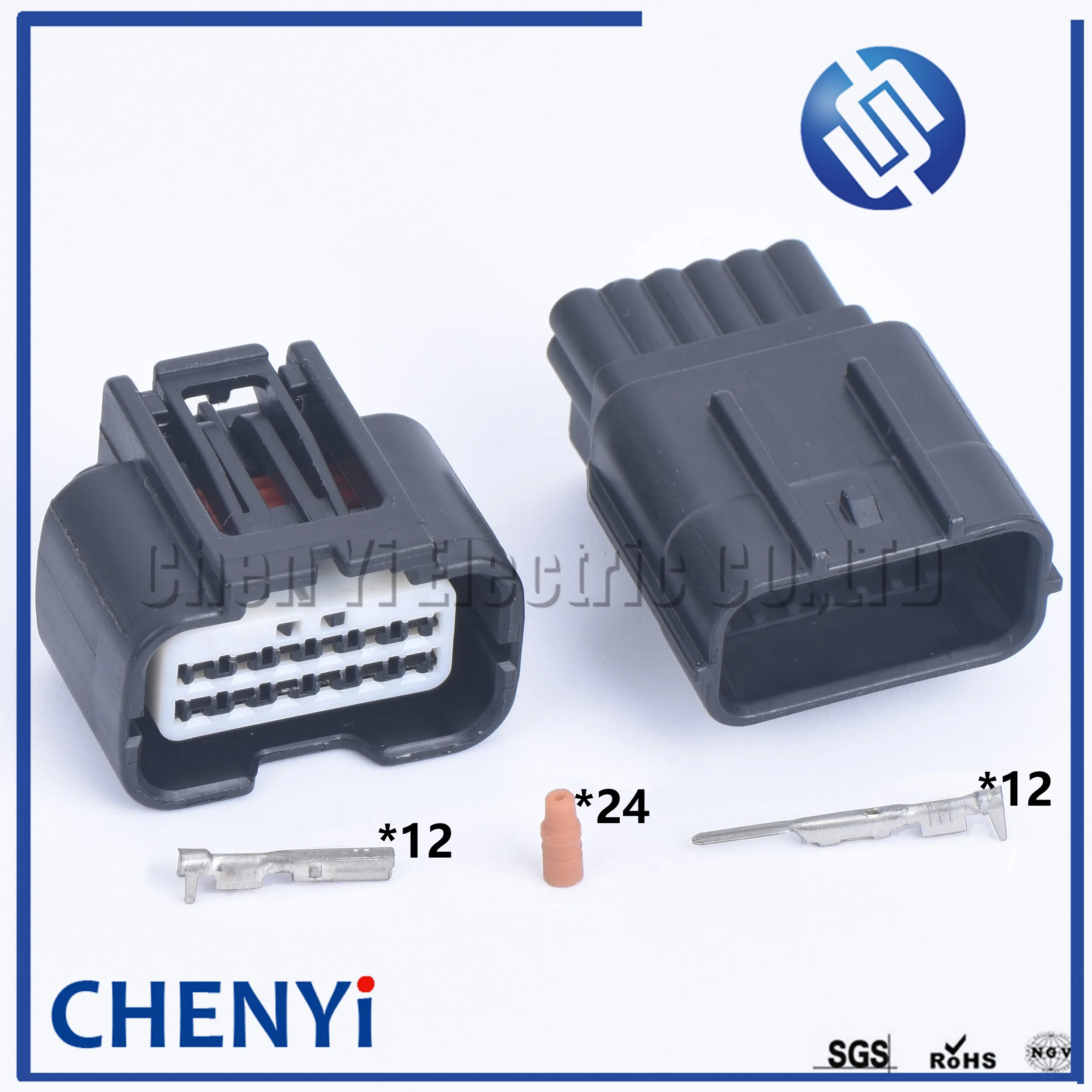 1 set 12 pin car waterproof auto connectors  (0.6) 7283-4038-30 7282-4038-30 cable adapter connector For Nissan Toyota Honda