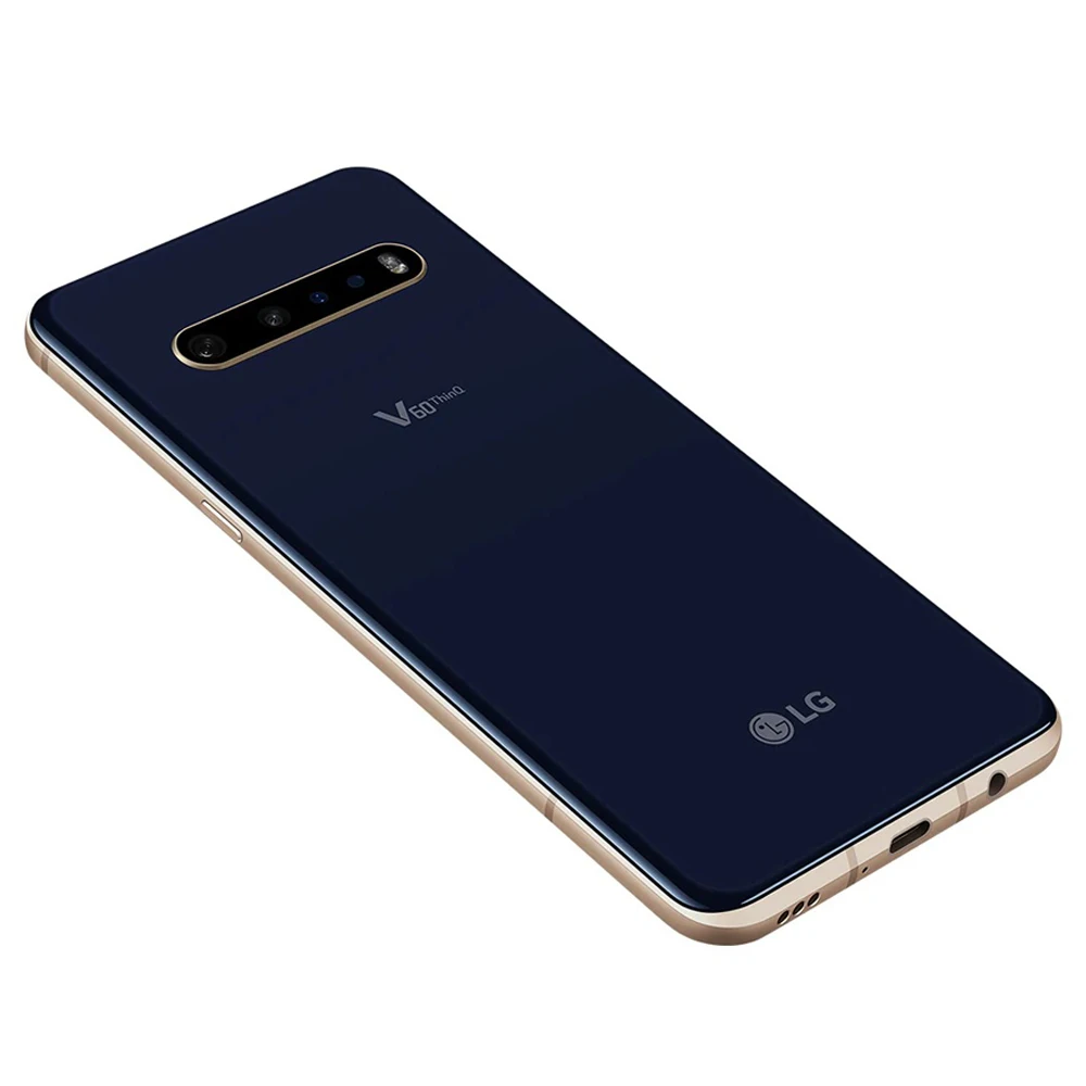 هاتف LG V60 5G ThinQ Moilble الأصلي غير مقفول V600TM V600VM V600AM 6.8 هاتف ذكي يعمل بنظام أندرويد 8 جيجابايت رام 128 جيجابايت/256 جيجابايت ROM هاتف محمول