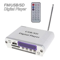 Mini Design HY1008 Motorcycle Power Amplifier LED Digital Display MP3 Player FM Car Audio Mono Amplifier USB SD Remote Control