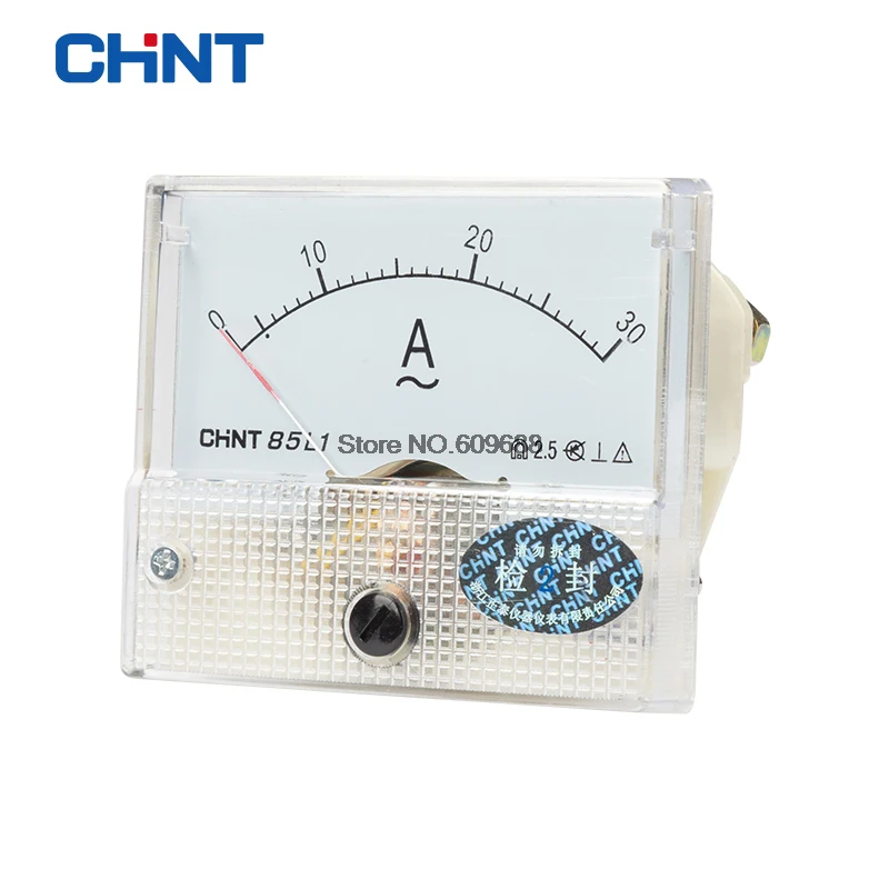 CHNT 85L1-A Small Machine AC Analog Current Panel AMP Meter Ammeter 85L1 CHINT