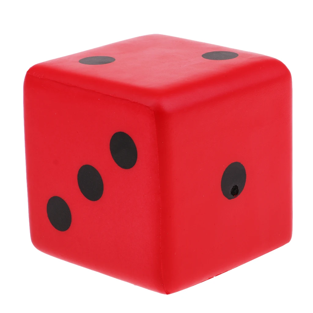 Dados de esponja, dados de puntos de espuma, dados de juego para enseñanza de matemáticas, rompecabezas de ventilación, juguete educativo de 8cm x
