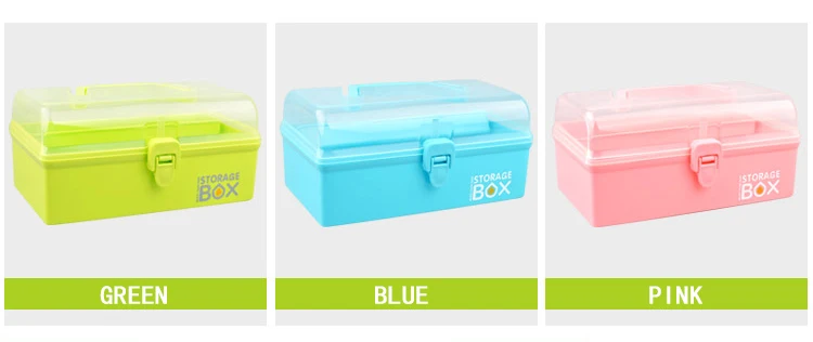 Kinder Spielzeug Box Kinder Schreibwaren Snacks Blöcke Zubehör Lagerung Box Tragbare Doppel Schicht Haushalt Medizin Box BPA FREI – Detail 8