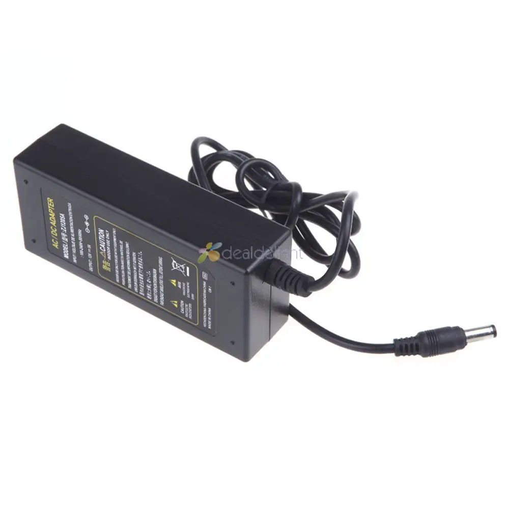 Power Supply DC 12V 2A 3A 5A 6A 8A 10A Power Adapte US EU UK Plug For Led Strip Lights/Security Cameras/Video