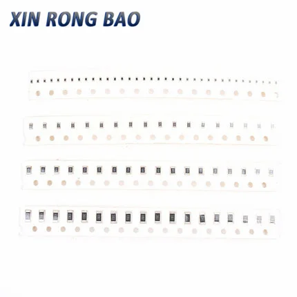 5000pcs Resistor Chip SMD 0603 1/10W Toleransi 5% 0 Ohm hingga 10M Ohm Set termasuk 0R 10R 100R 220R 330R 470R 1K 4.7K 10K 47K 100K