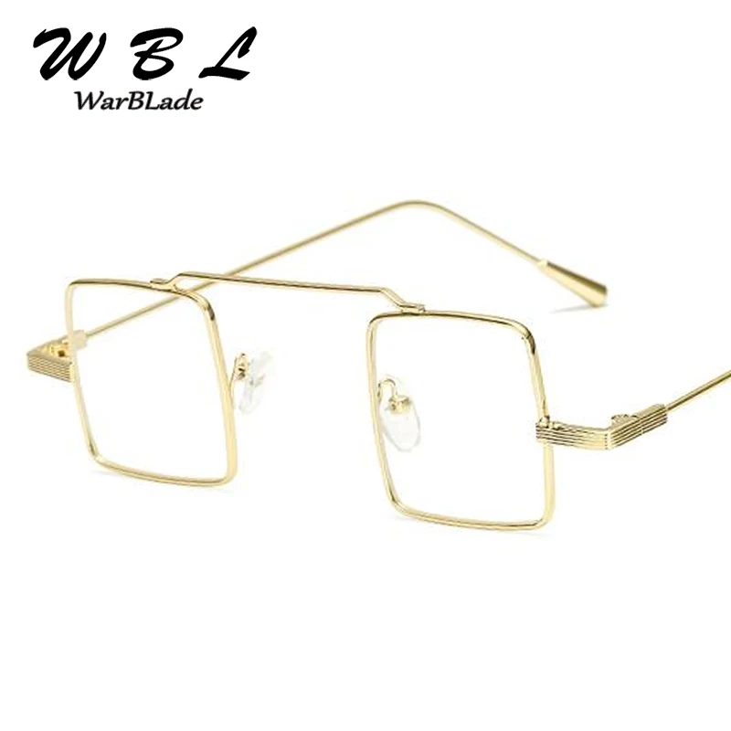 

WarBLade Metal Sunglasses Men Women Retro Square Sun Glasses Fashion Ocean Clear Color Sunglass small frame Glasses 2019