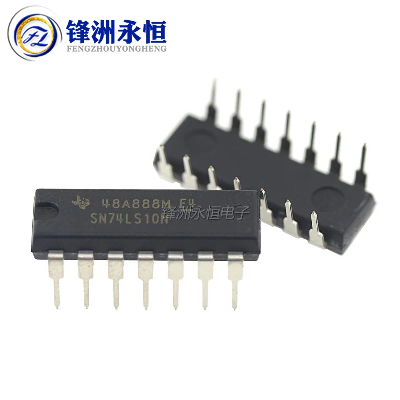 10PCS HD74LS10P DIP14 HD74LS10 DIP SN74LS10N 74LS10 new and original IC