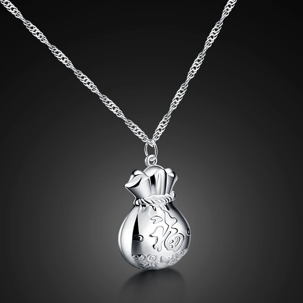 Vintage 100% 925 Sterling Silver Ethnic Pendant Necklace Fashion Solid Silver Choker Woman Fine Jewelry Gifts Wholesale