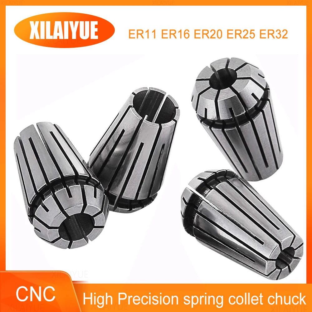 1PC ER11 ER16 ER20 ER25 ER32 AA High Precision 0.005 mm Spring Collet Suitable Engraving Machine Spindle CNC Machining Center