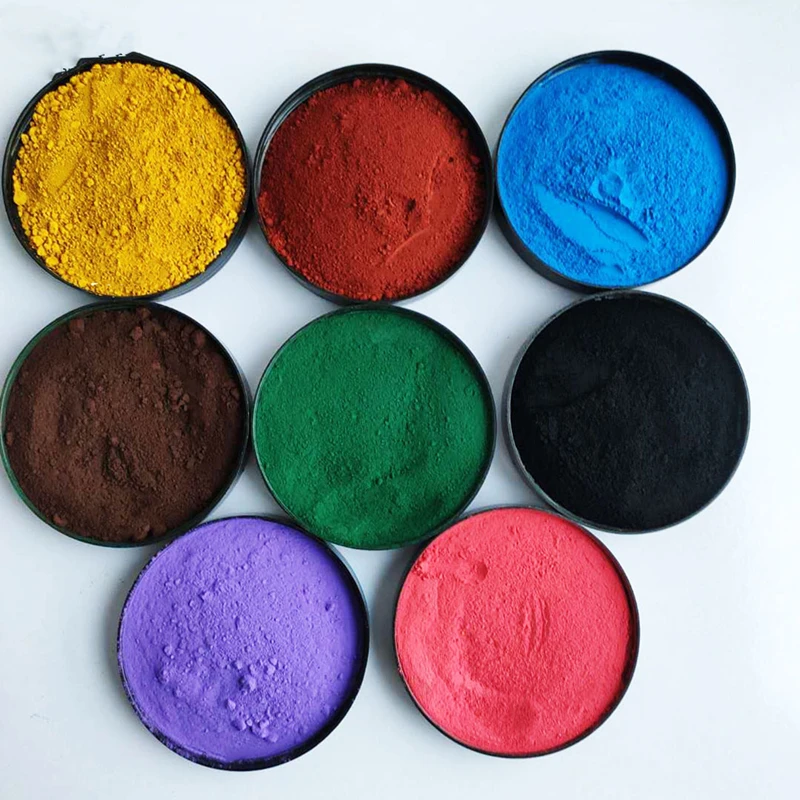 1kg Concrete coloring agent, iron oxide pigment, rubber coating, iron oxide red powder, floor tile cement, iron black pigment