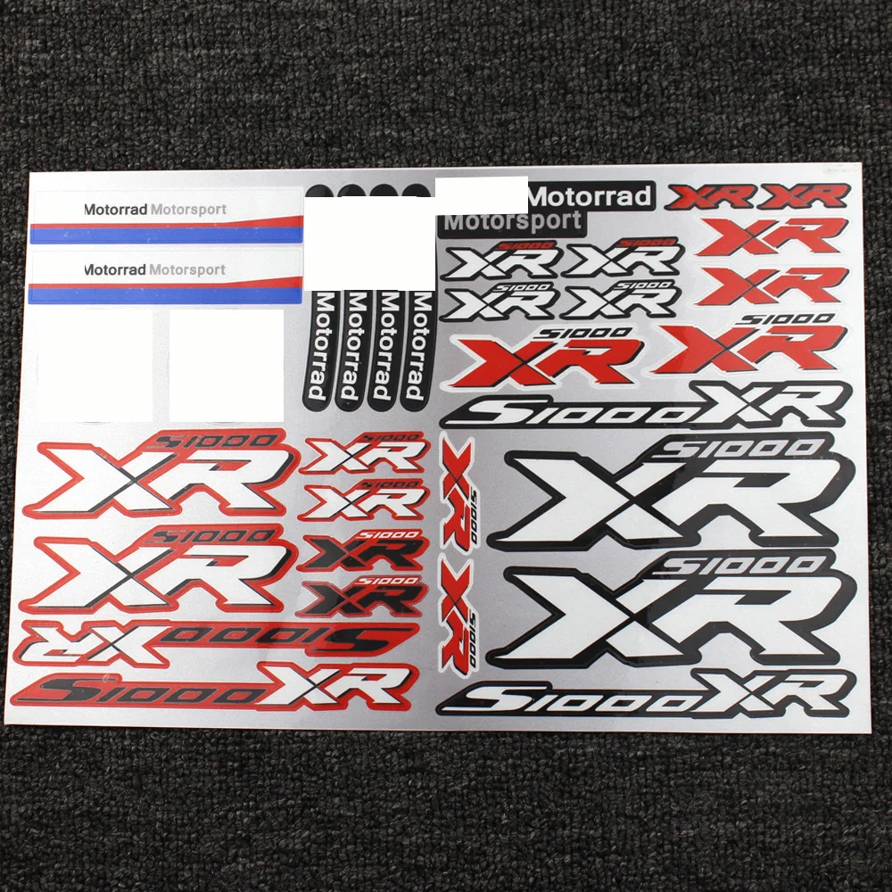 

High Quality Motorcycle Reflective Stickers Body Helmet Fuel Tank Waterproof Sign Decal for BMW S1000XR S1000 XR LOGO Sticekr