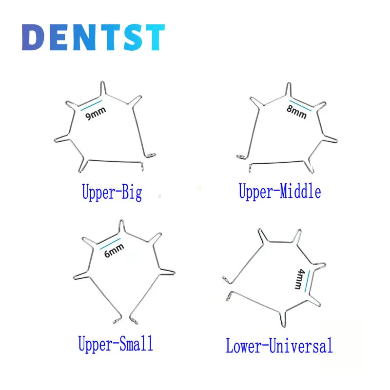 Dentst 5 unids/bolsa de Ortodoncia Dental, torsión de raíz Anterior, arcos auxiliares, pequeños, medianos, grandes, accesorios de odontología