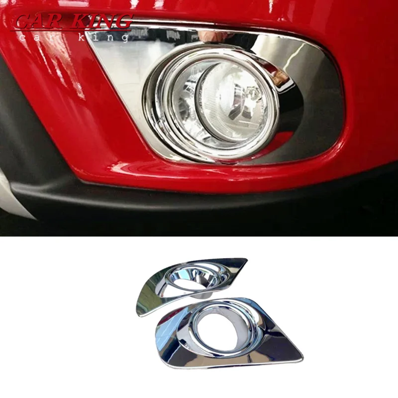 

ABS Chrome Car Front Fog Light Lamp Foglight Cover Trim fit for dodge journey fiat freemont 2011 2012 2013 2014 2015 2016 2017