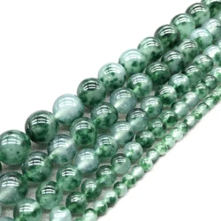 Natural Stone Green Chalcedony  Beads For Jewelry Making DIY Bracelets Necklace Accessories 15'' Beads Strand 4/6/8/10/12mm