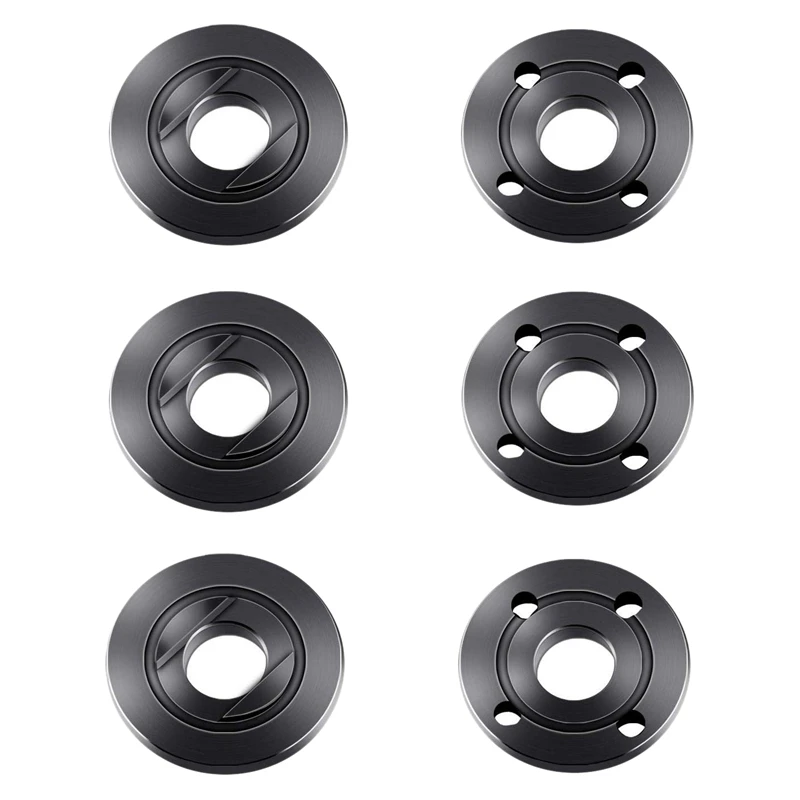 6 Pack Angle Grinder Flange Nut 5/8 for Dewalt Ryobi Makita 224399-1 193465-4 224568-4 9005BZ 9015B Replacemen