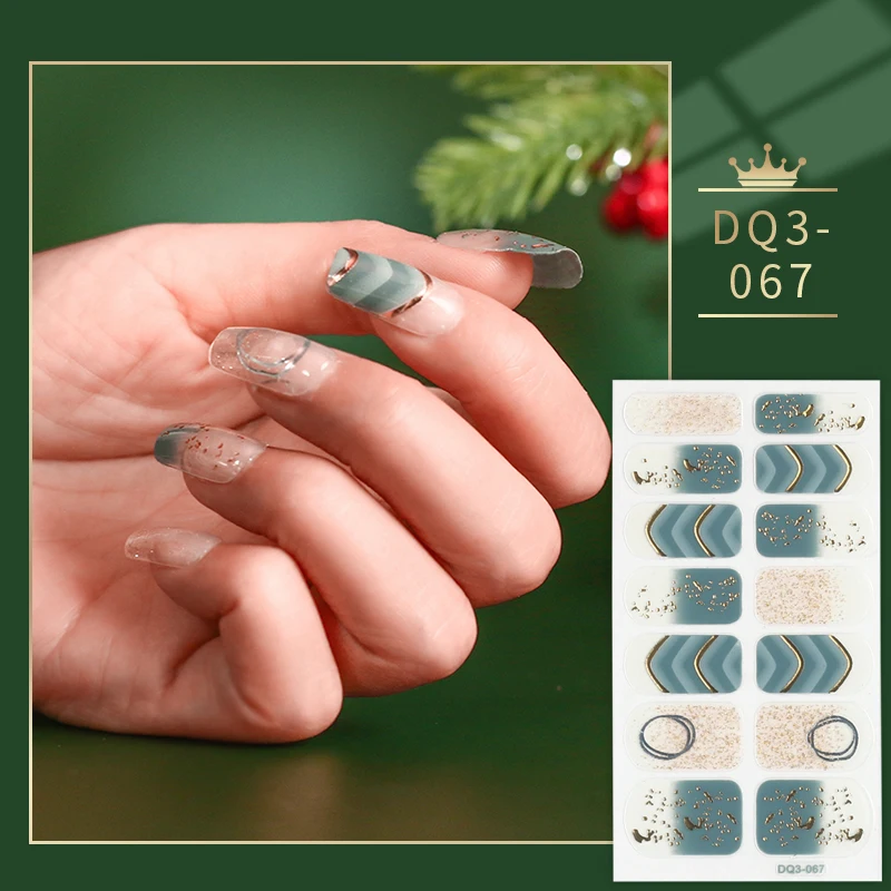 

Blue And Light Yellow Gradients and Creativity Nail Art Full Cover Nail Stickers Full Cover Nail Stickers Manicure Decoration