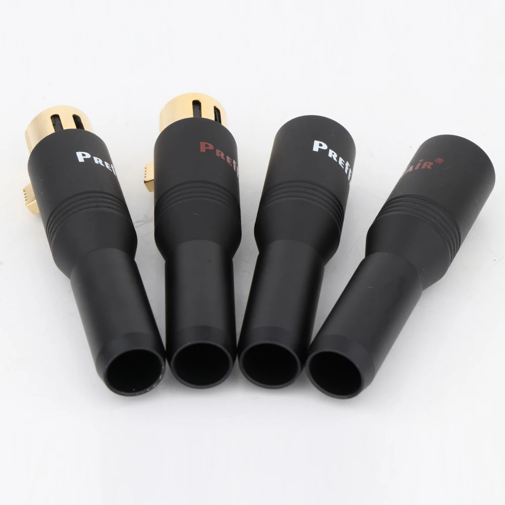 Preffair vergoldeter XLR-Stecker, 3-poliger Audio-Balance, XLR-Kabelmontage, symmetrischer Audio-Stecker, männlich oder weiblich – Detail 7